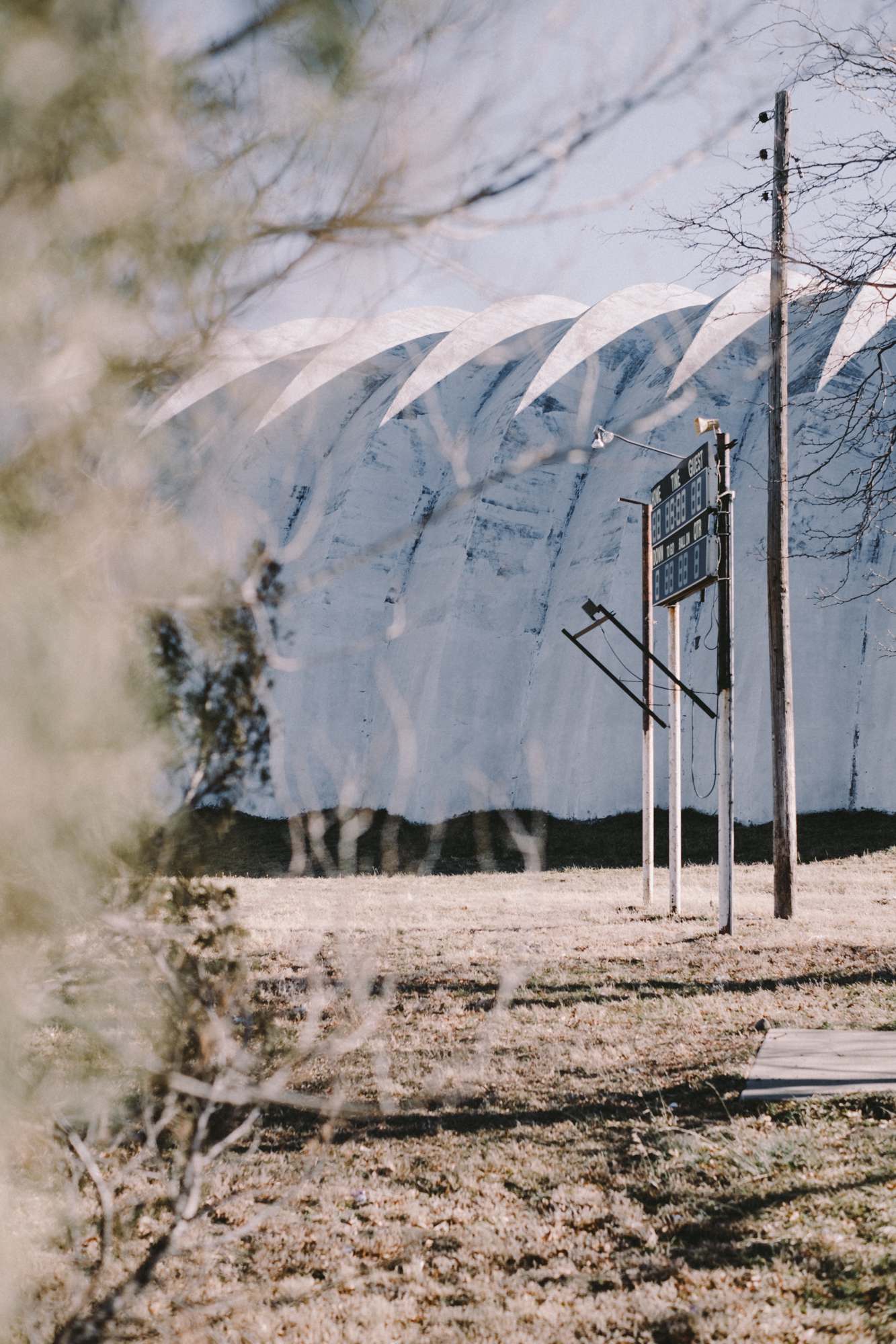 Old Scoreboard in a Field