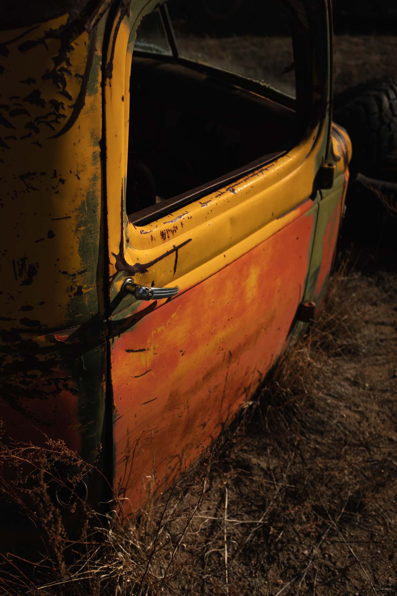 Weathered Truck Door