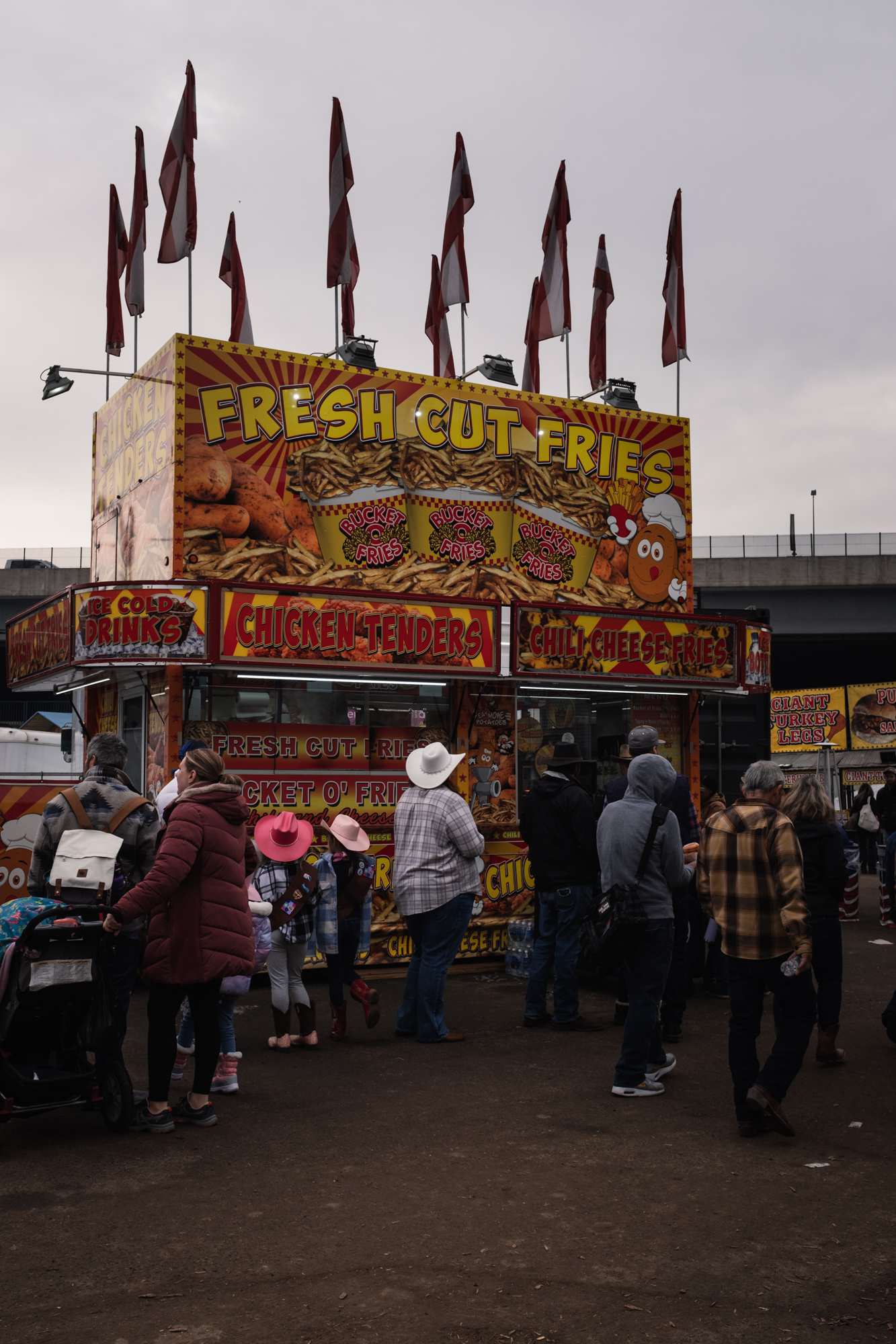 Fresh Cut Fries Food Stand