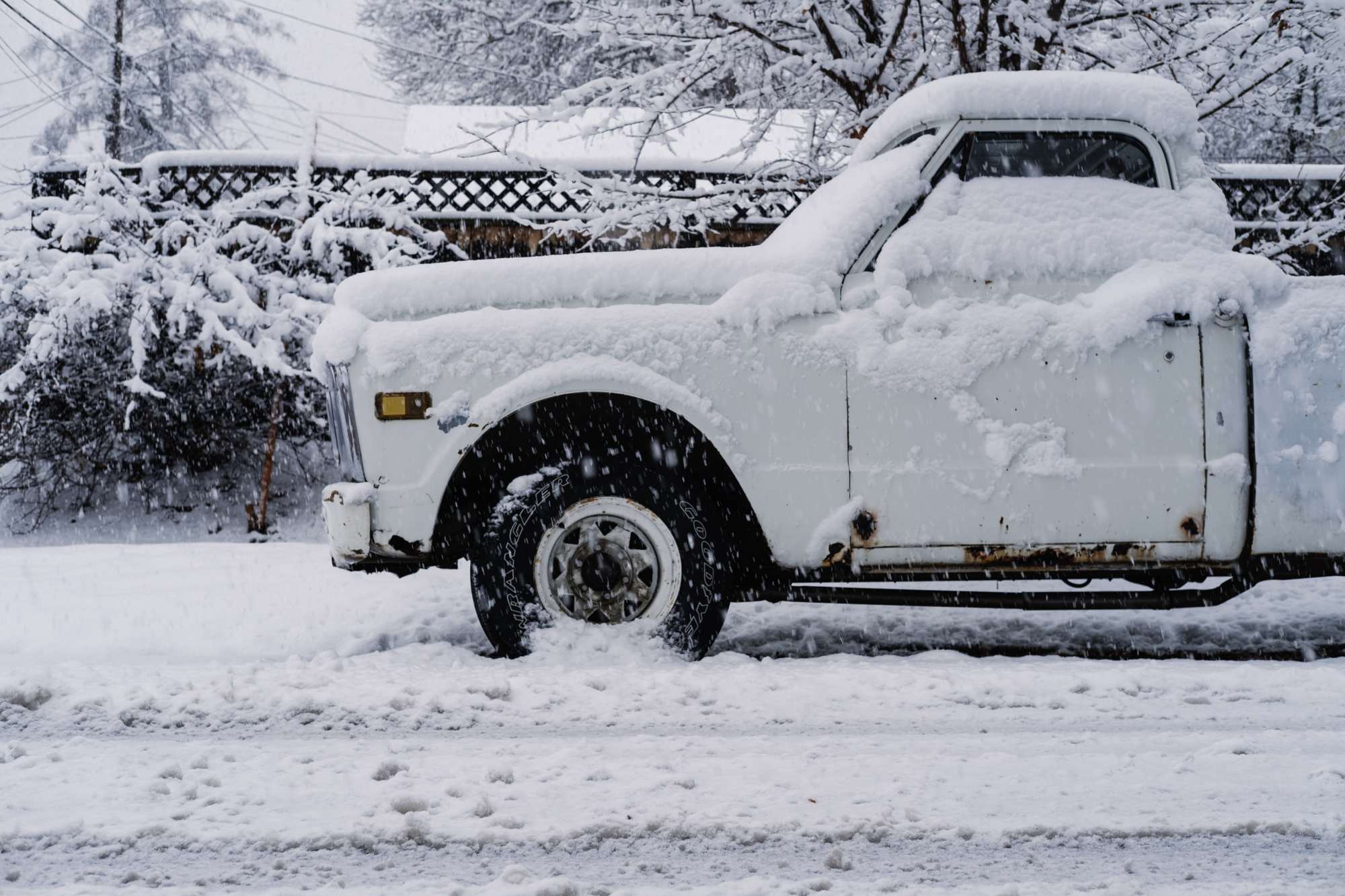 Snow Covered Pickup