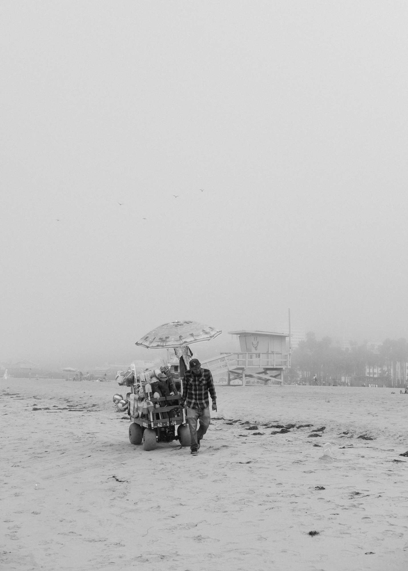 Toy Vendor at the Beach