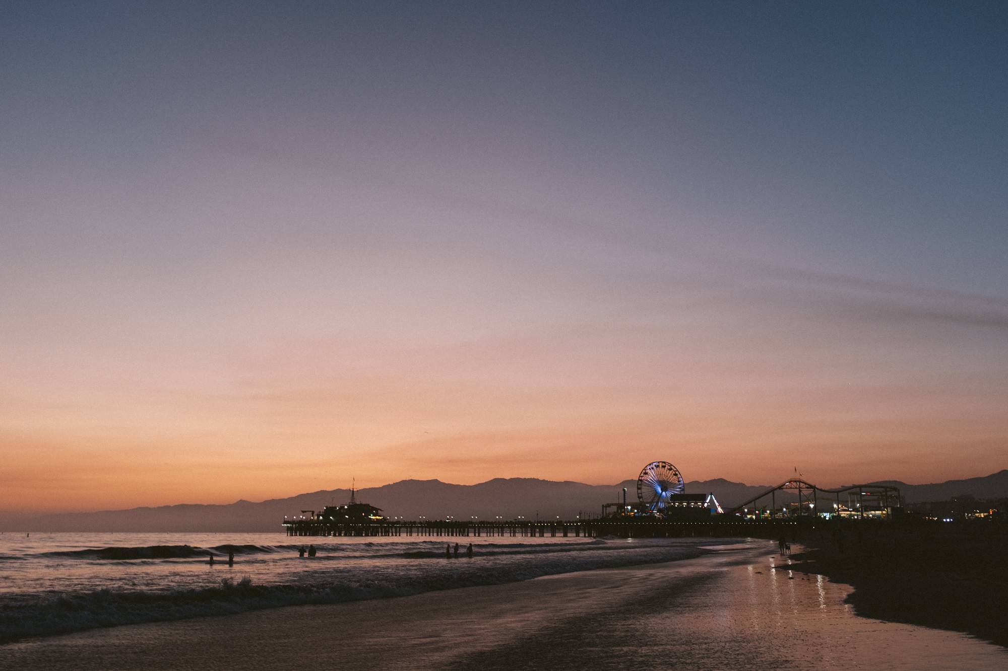 Santa Monica at Sunset