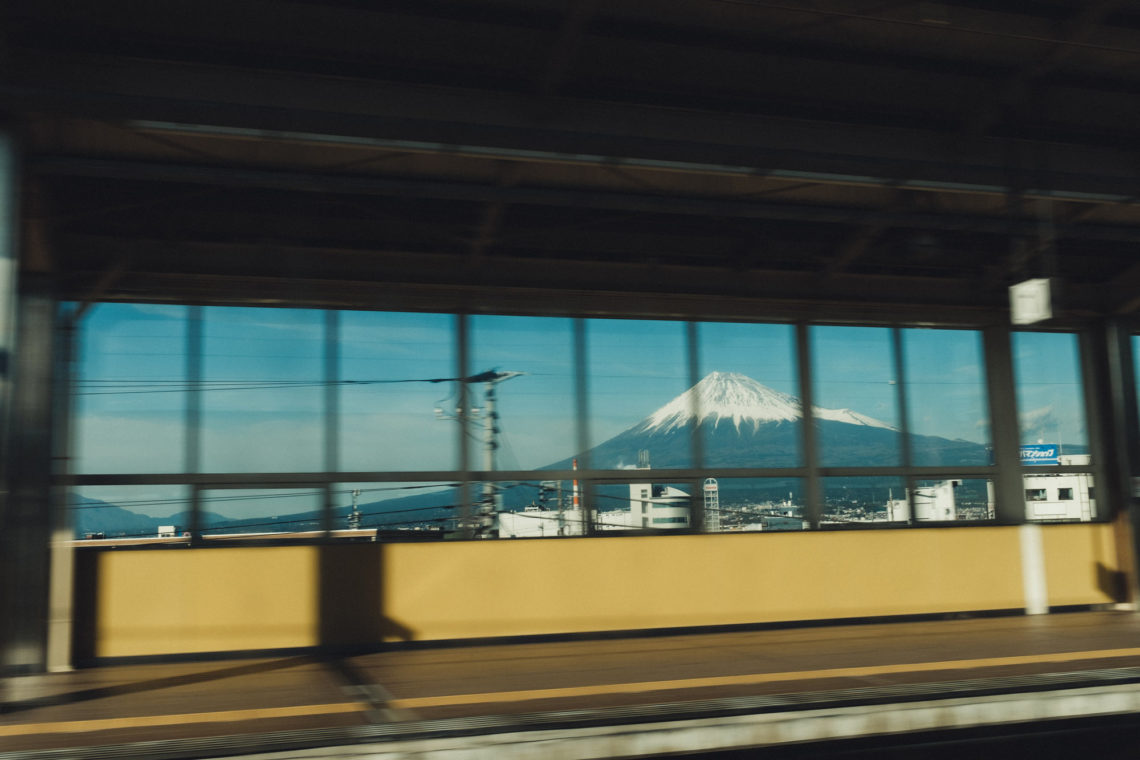 Mt. Fuji as Seen from the Shinkansen - Near Fuji, Japan - Fuji X100F