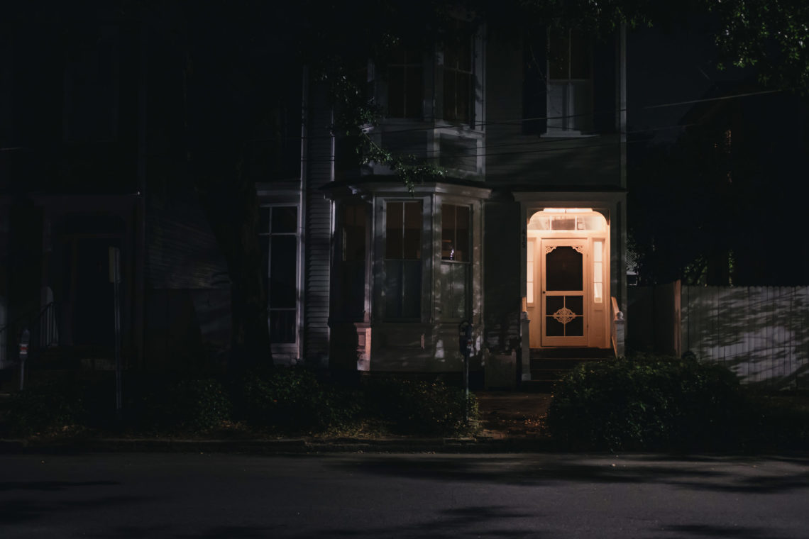 Porch Light Glow - Savannah, Georgia - Fuji X100F