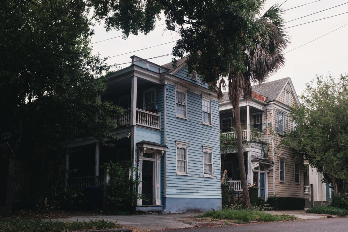 Blue House, Yellow House - Charleston, South Carolina - Fuji X100F