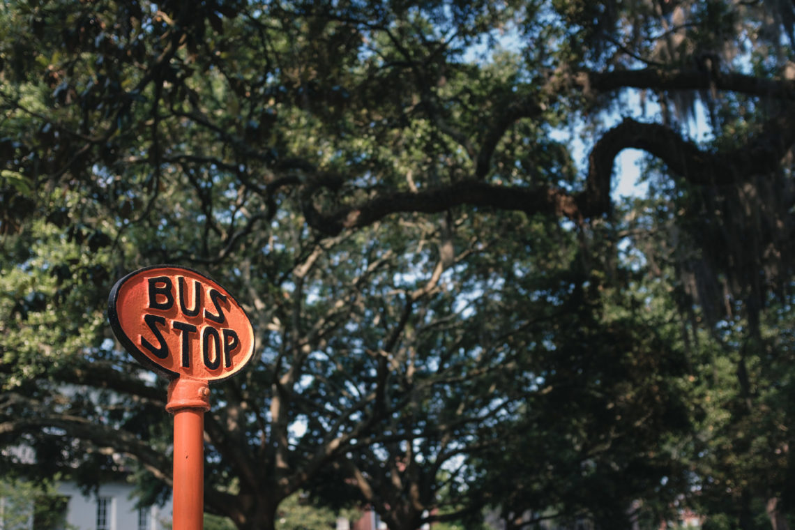 Bus Stop - Savannah, Georgia - Fuji X100F