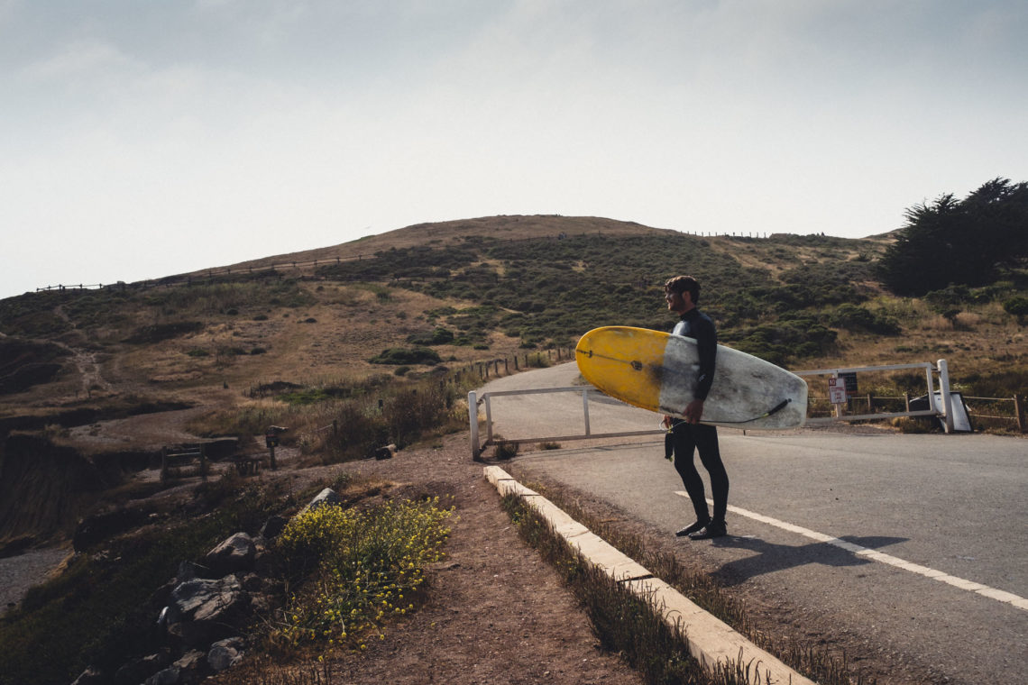 Rodeo Beach Surfer - Mill Valley, California - Fuji X100F