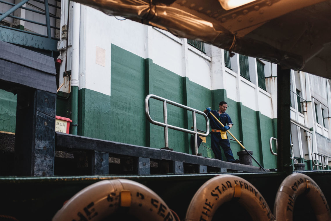 Star Ferry Pier Attendant II - Hong Kong - Fuji X100F