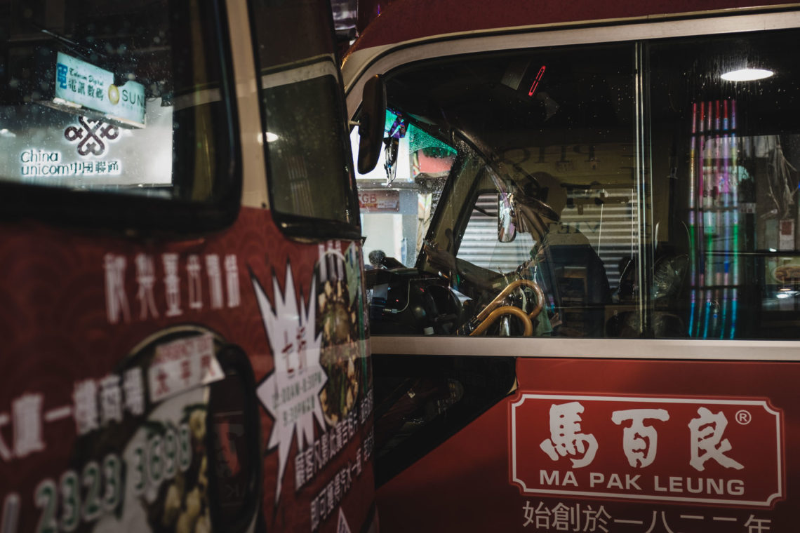 Public Light Bus Queue - Hong Kong - Fuji X100F