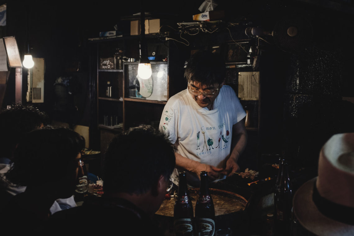 Omoide Yokocho Yakitori Cook - Tokyo, Japan - Fuji X100F