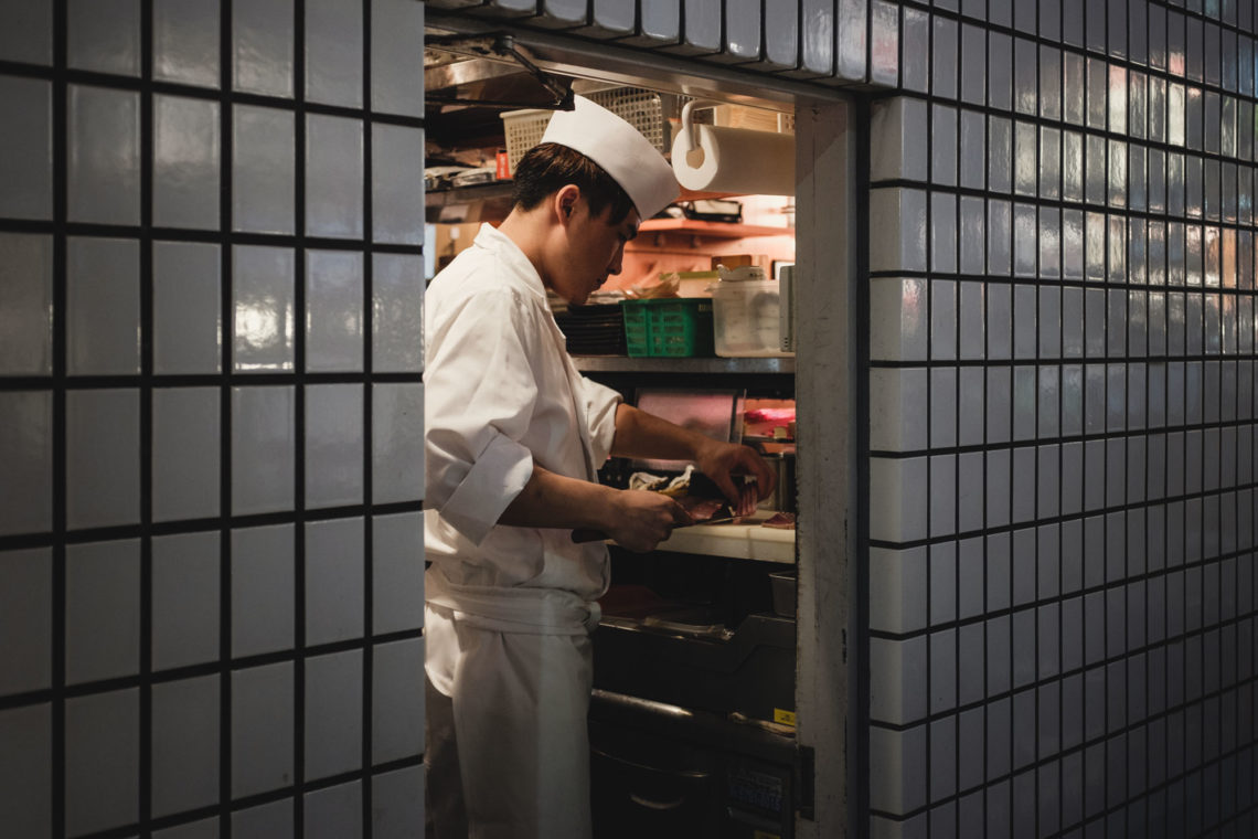 Vignette of a Cook - Tokyo, Japan - Fuji X100F