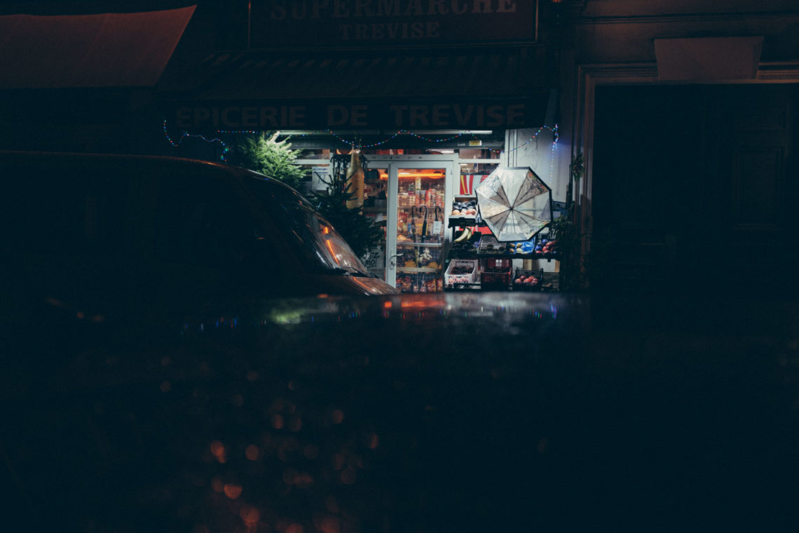 Umbrella Advertisement - Paris, France - Fuji X100F