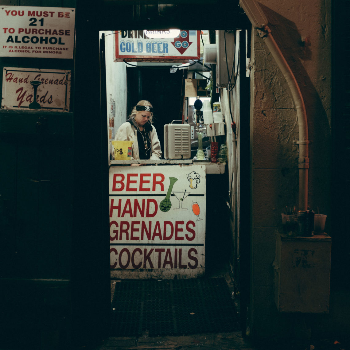 Beer, Hand Grenades, Cocktails - New Orleans, Louisiana - Fuji X100F