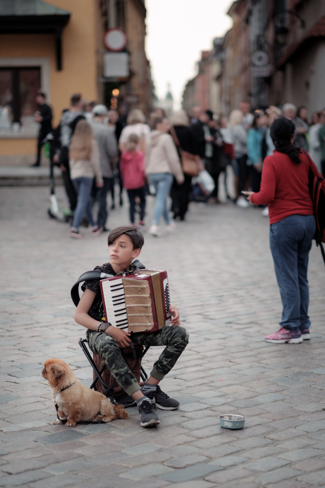 Accordion Player - Warsaw, Poland - Fuji X-T3
