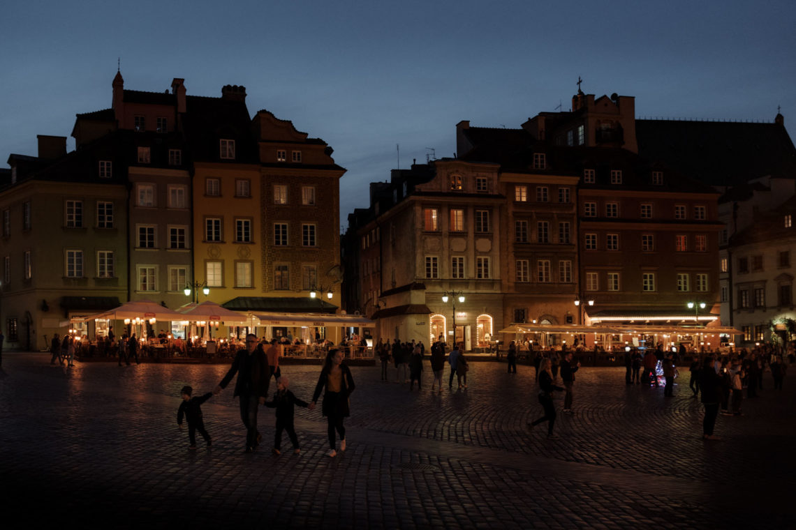 Dusk in Old Town - Warsaw, Poland - Fuji X100F