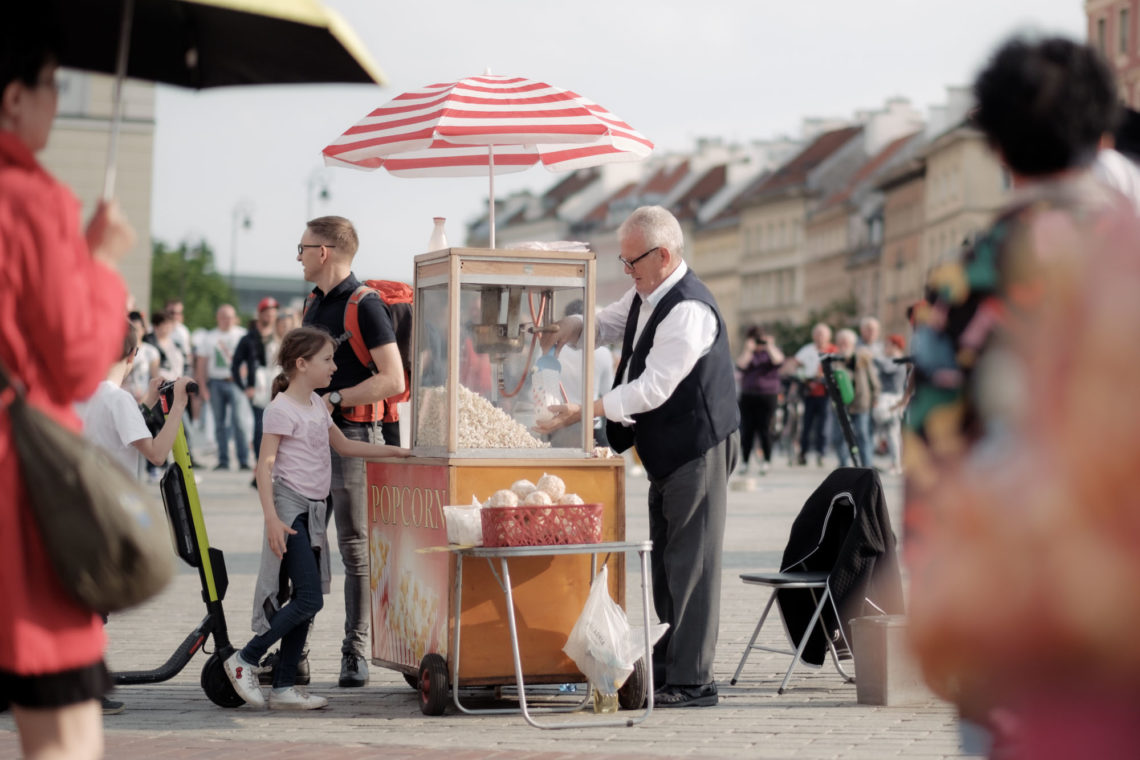 Popcorn Vendor - Warsaw, Poland - Fuji X-T3
