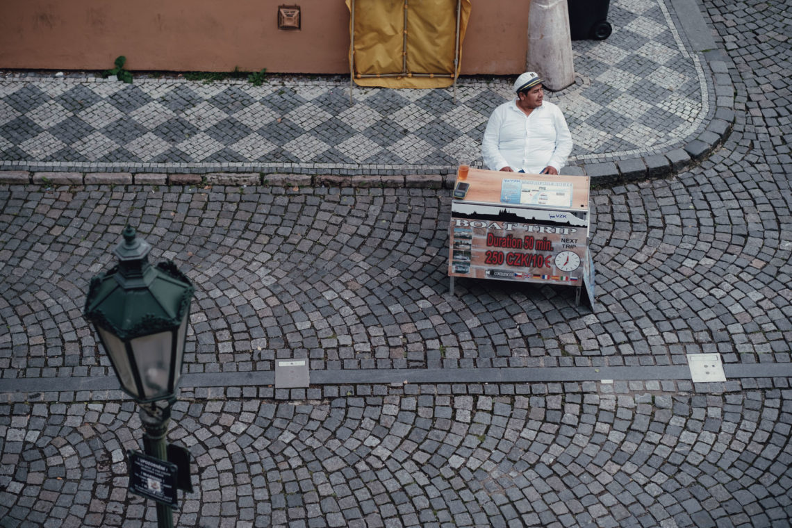 Boat Trip Salesman - Prague, Czech Republic - Fuji X-T3