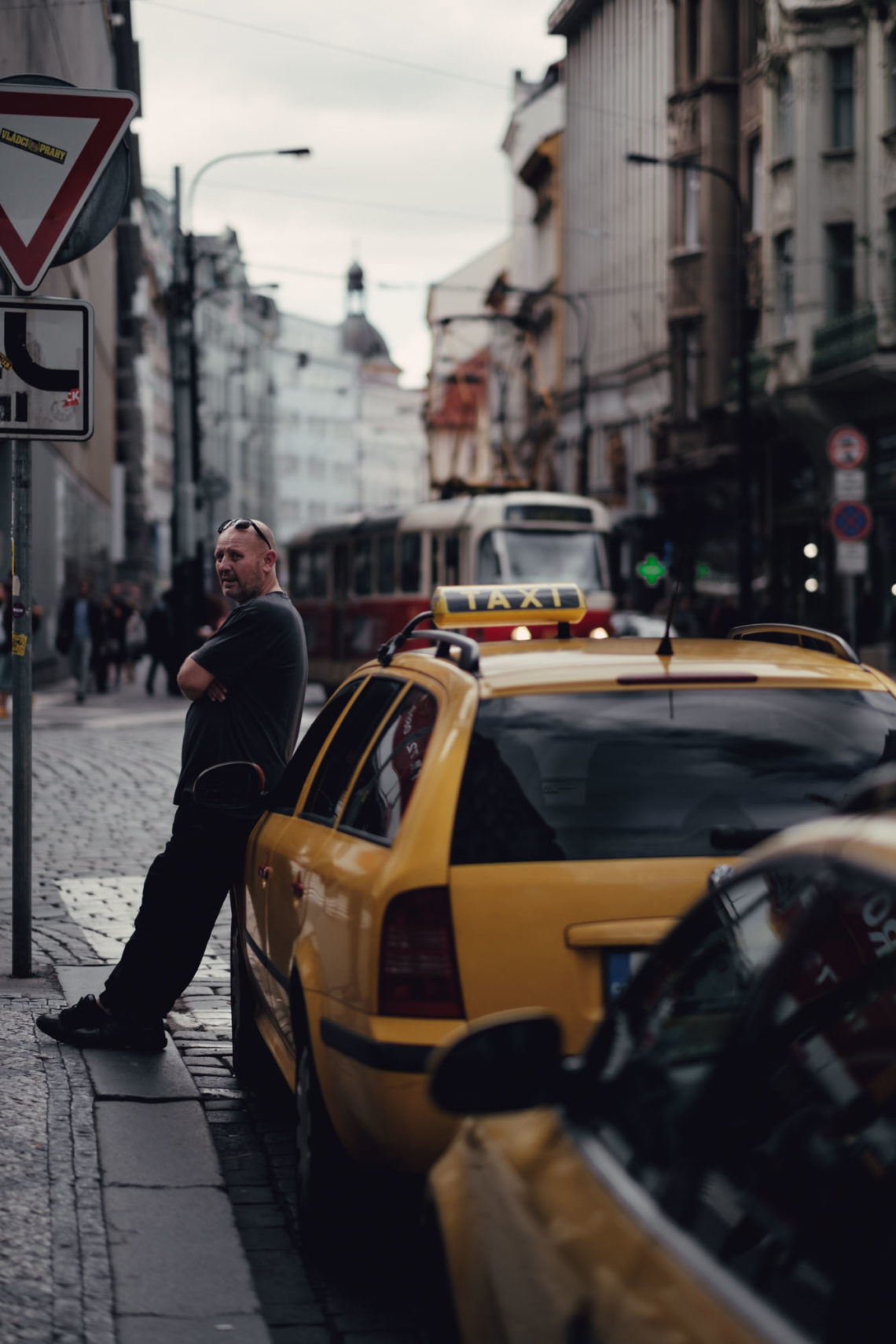 Waiting for a Fare - Prague, Czech Republic - Fuji X-T3
