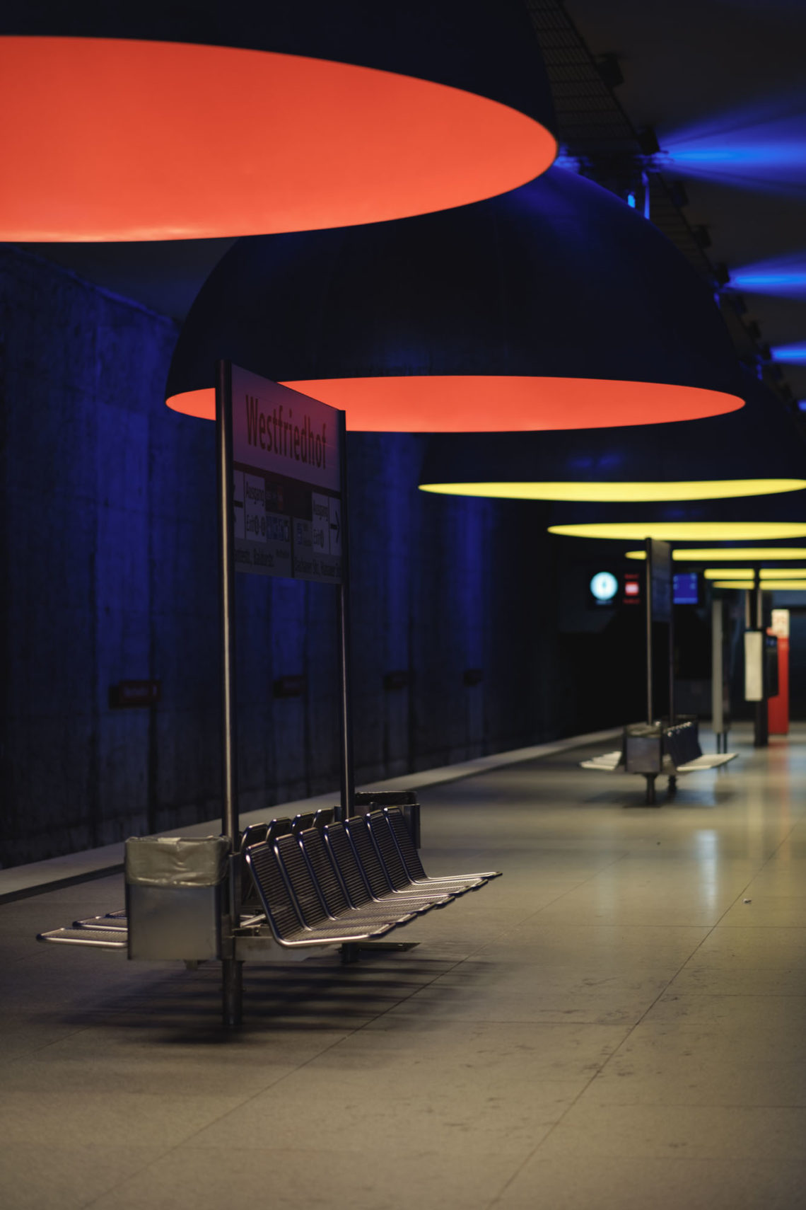 Westfriedhof Station I - Munich, Germany - Fuji X-T3