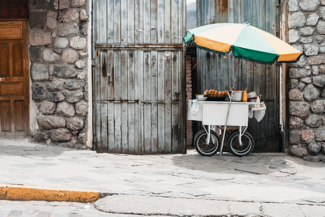 Vendor-less Cart - Cusco, Peru - Canon EOS XTi