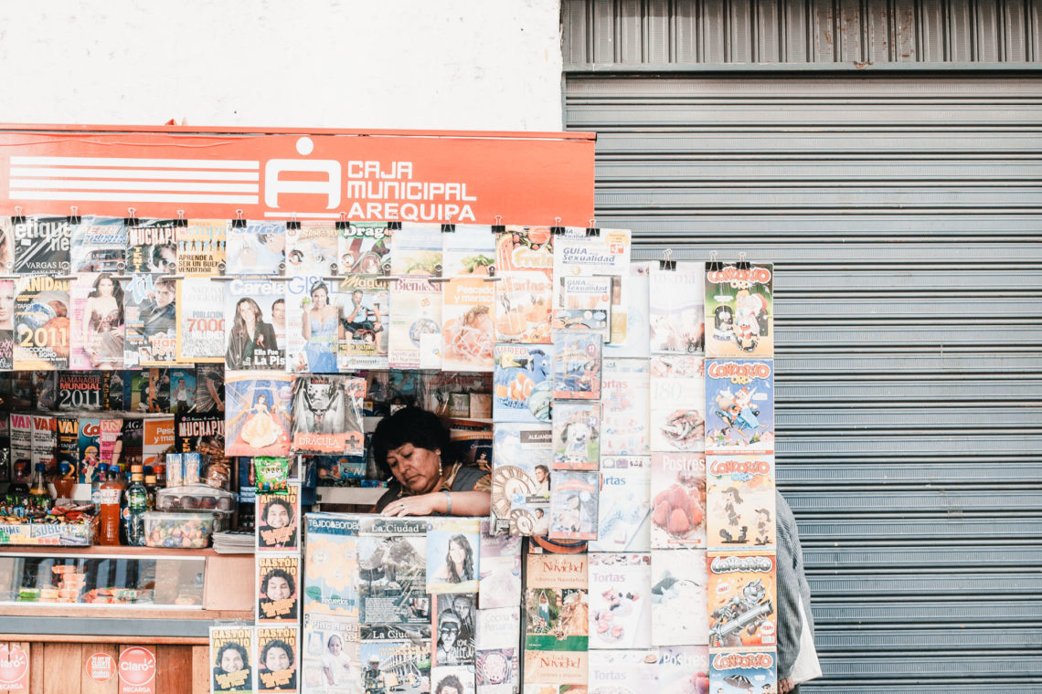 Newsstand - Arequipa, Peru - Canon EOS XTi